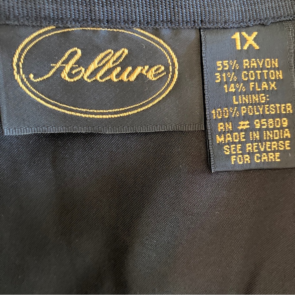 Allure Patchwork Embroidered Lined Jacket 1x - image 8